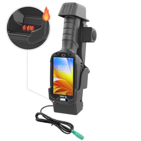 RAM - Handheld docking cradle - powered - base mountable - 0