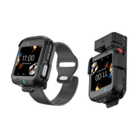 Zebra WS301 Wearable Solution, Wrist Mount, Front Facing & Side Facing Camera, 4GB/64GB, removable battery, Android - 0