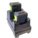 Zebra - Charging cradle - two slot - output connectors: 2
