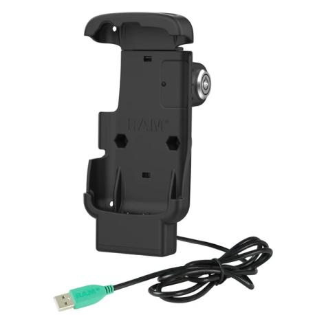 RAM - Handheld docking cradle - powered - base mountable - for Zebra TC22, TC27 - 0