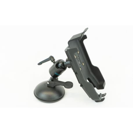 Zebra - Handheld cradle - dashboard mountable - with Zirkona Medium Joiner mount, suction cup mount - for Zebra TC22, TC27 - 0