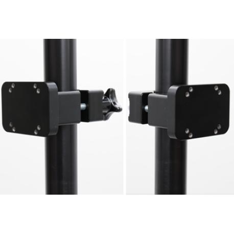 Brodit - Mounting component (pole mount) - aluminium - black - 4