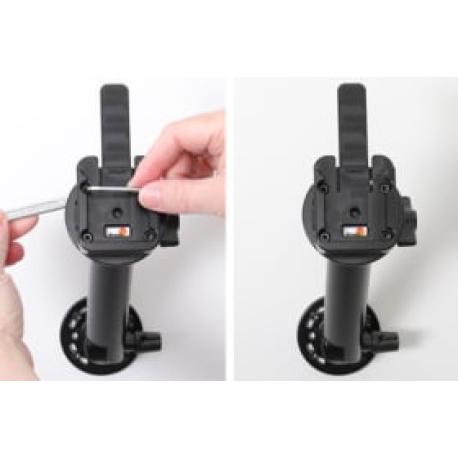 Brodit - Printer mount - black - for Zebra ZQ600 Series ZQ630 - 2