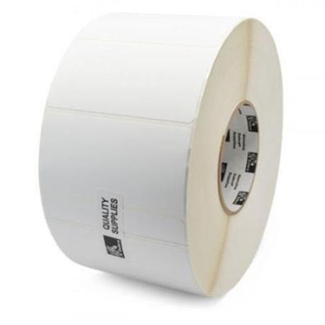 Zebra Direct 1100 - Matte - permanent rubber adhesive - perforated - white - 50.8 x 76.2 mm 16440 pcs. (12 roll(s) x 1370) paper - for LP 2642, 2742; Zebra GX420; GK Series GK420; G-Series GC420; LP 2844; TLP 2844, 3742, 38XX - 2