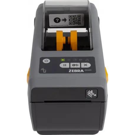 Zebra ZD411 - Label printer - thermal transfer - Roll (5.7 cm) - 203 dpi - up to 152 mm\/sec - USB 2.0, USB host, Bluetooth 5.3, Wi-Fi(ax) - 0