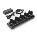 Zebra 5-Slot Docking Cradle - Printer charging cradle - output connectors: 5 - United States - for Zebra ZQ310 Mobile Receipt Printer, ZQ320, ZQ320 Mobile Receipt Printer