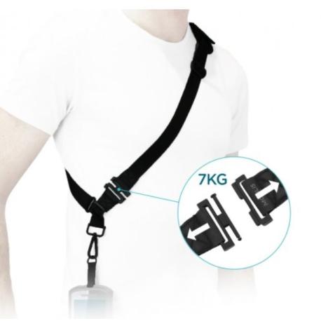 Mobilis - Shoulder strap - universal, with textile hook, 1 attachment point - black - 2