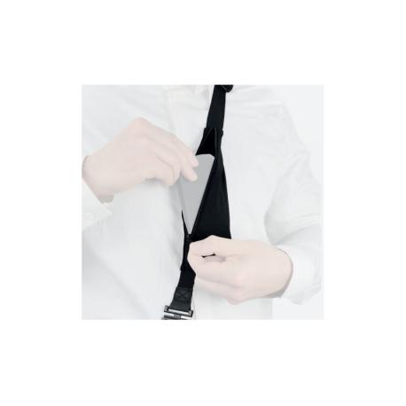 Mobilis - Shoulder strap for carrying case - universal, with secure opening system, expandable pocket, 2 attachment points - black - 2