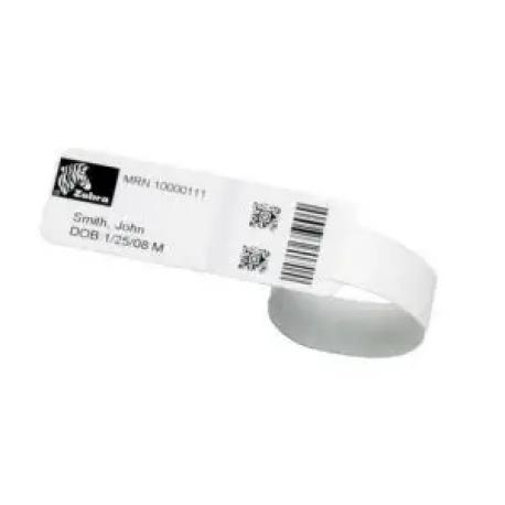 Zebra Z-Direct Soft Infant - Polypropylene (PP) - permanent acrylic adhesive - perforated - white - 50.8 x 177.8 mm 1650 pcs. (6 roll(s) x 275) wristbands - for Zebra GX420; GK Series GK420; G-Series GC420; GX Series GX420, GX430; LP 28XX; TLP 28XX - 1