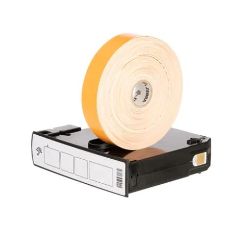 Zebra Z-Band Splash - Orange - 25.4 x 254 mm 2100 pcs. (6 roll(s) x 350) water resistant wristband label - for Zebra GX420; GK Series GK420; G-Series GC420; GX Series GX420, GX430; LP 28XX; TLP 28XX - 2