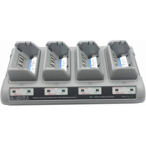 Zebra Quad Charger UCLI72-4 - Power adapter + battery charger - United States - for P / N: AK17463-005, AK18026-002, AT16004-1, AT16293-1 - 3