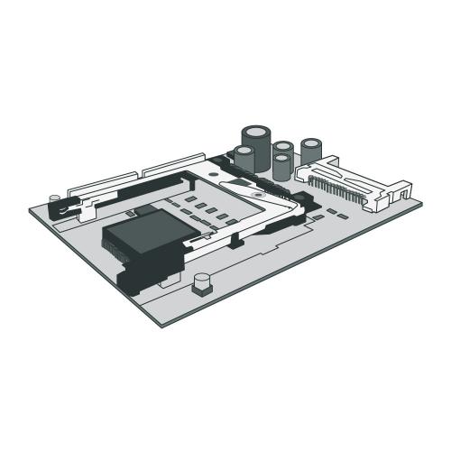 Kit, Main Logic Board USB, USB Host, Bluetooth, Modular Connectivity Slot, the board included in this kit allows firmware downgr - 1