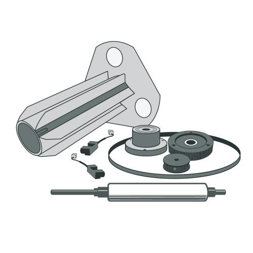 Kit, Door and Trim for Media Rewind, ZT410 - 1