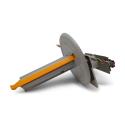 Zebra - Liner take up spindle and motor kit