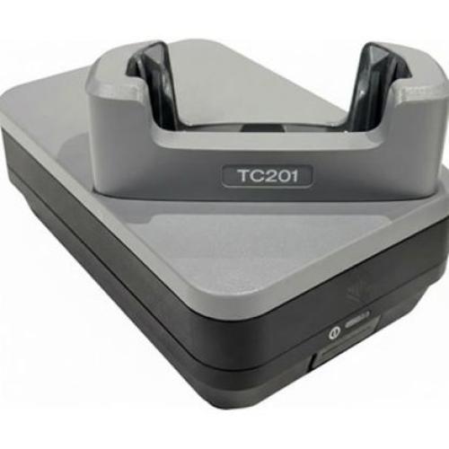 Ethernet / USB Communication ShareCradle to charge one TC201 device WITHOUT a rugged boot. Sold Separately: USB-C Cable CBL-EC5 - 1