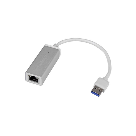 StarTech.com USB 3.0 to Gigabit Ethernet Adapter - 10 / 100 / 1000 NIC Network Adapter - USB 3.0 Laptop to RJ45 LAN (USB31000S) - Network adapter - USB 3.0 - Gigabit Ethernet - black - 4