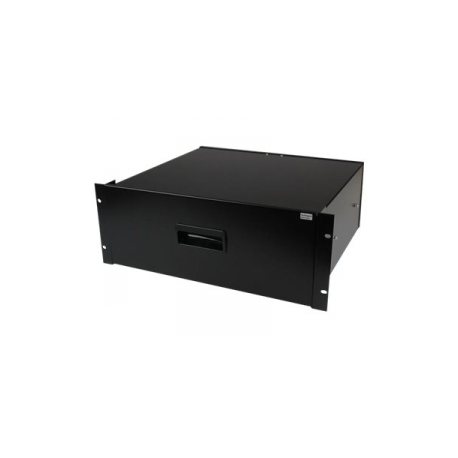 StarTech.com 4U Black Steel Storage Drawer for 19in Racks and Cabinets - Rack storage drawer - 4U - 4UDRAWER - Rack storage drawer - 4U - for P / N: CABSCRWS1224, RK2537BKM, RK3236BKF, RK4236BKB, RK4242BK24, RK4242BK30, RKQMCAB12V2 - 1