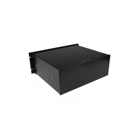 StarTech.com 4U Black Steel Storage Drawer for 19in Racks and Cabinets - Rack storage drawer - 4U - 4UDRAWER - Rack storage drawer - 4U - for P / N: CABSCRWS1224, RK2537BKM, RK3236BKF, RK4236BKB, RK4242BK24, RK4242BK30, RKQMCAB12V2 - 2