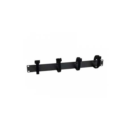 StarTech.com Hook and Loop Cable Management Panel for Racks - 1U - Rack cable management panel - black - 1U - 19" - for P / N: RACK-18U-20-WALL-OA, RACK-21U-20-WALL-OA, RACK-24U-20-WALL-OA, RK3236BKF, RKQMCAB12V2 - 3