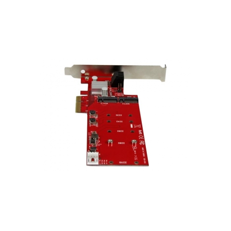 Startech M.2 RAID CONTROLLER CARD PCIE (StarTech.com 2x M.2 NGFF SSD RAID Karte plus 2x SATA III Ports - PCIe - 2-fach M.2 RAID 