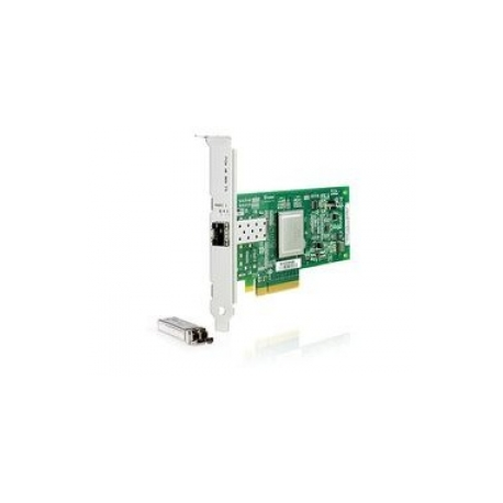 HPE StorageWorks 81Q - Host bus adapter - PCIe 2.0 x4  /  PCIe x8 low profile - 8Gb Fibre Channel - for Modular Smart Array 1040; ProLiant DL360p Gen8, DL380 G6, DL385p Gen8, SL210t Gen8 - 0