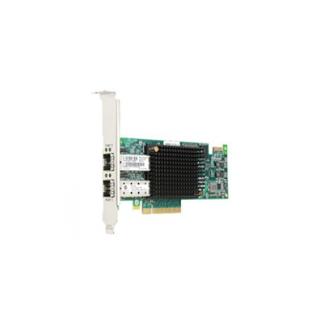 HPE StoreFabric SN1100E - Host bus adapter - PCIe 3.0 x8 low profile - 16Gb Fibre Channel x 2 - for Integrity MC990; ProLiant DL360p Gen8, ML350p Gen8, XL230a Gen9; StoreEasy 3850 - 0