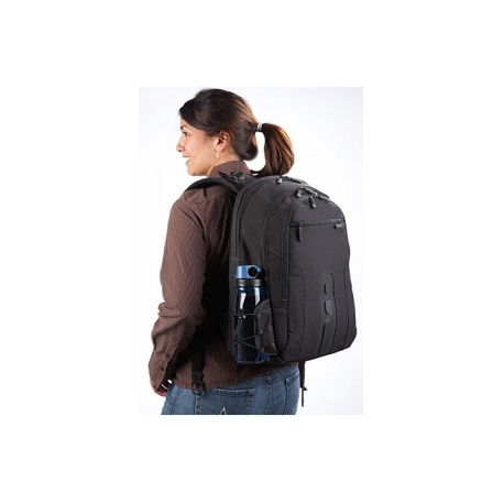 Targus EcoSpruce - Notebook carrying backpack - 15.6" - black - 9