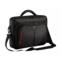Targus Classic+ Clamshell - Notebook carrying case - 17" - 18" - black, red