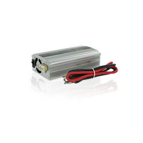 4world Whitenergy Power Inverter DC/AC from 24V DC to 230V AC 400W, USB