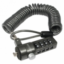 LogiLink Laptop Anti-theft lock - Security cable lock - black - 1.8 m