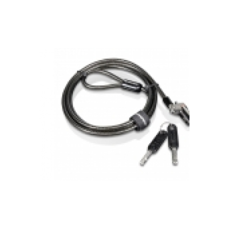 Kensington MicroSaver DS Cable Lock From Lenovo - Security cable lock - charcoal - 1.524 m - for ThinkCentre M70q Gen 2; M75s Gen 2; M80t Gen 3; M90q Gen 3; ThinkPad E14 Gen 4; E15 Gen 4 - 0