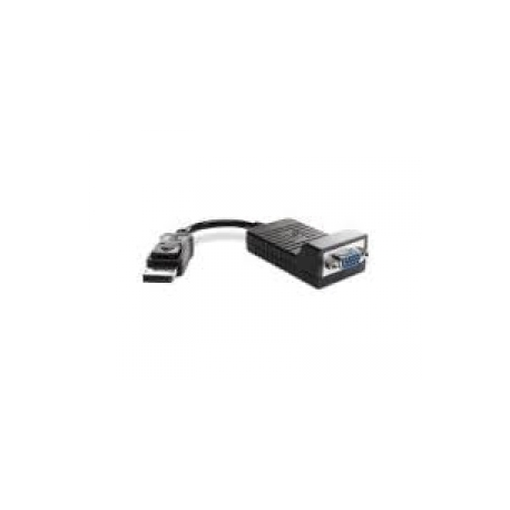 HP DisplayPort to VGA Adapter - Video converter - DisplayPort - VGA - for EliteBook 8470; ZBook 14, 14 G2, 14u G4, 15 G2, 15u G2, 15u G4, 17, 17 G2, 17 G3, 17 G4 - 0