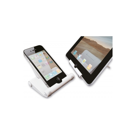 Neomounts by Newstar NS-MKIT100 - Stand - for mobile phone / tablet (tilt) - white - desktop - 2