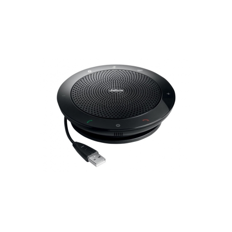 Jabra SPEAK 510+ UC - VoIP desktop speakerphone - Bluetooth - wireless - USB - 0