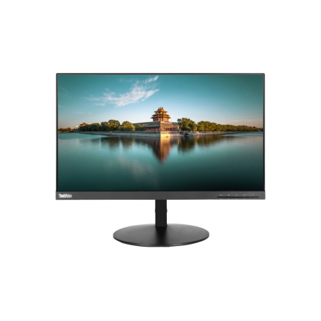 Lenovo ThinkVision T22i-10 - LED monitor - 21.5" (21.5" viewable) - 1920 x 1080 Full HD (1080p) - IPS - 250 cd / m² - 1000:1 - 4 ms - HDMI, VGA, DisplayPort - black - 1