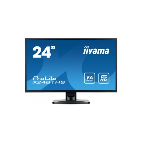 Iiyama X2481HS-B1 60CM 23.6IN LED (59.9 cm 23.6/ 1.920 x 1.080/ Wide 159/169/1610/ digital/analog/ Energie-Effizienzklasse B/ 30