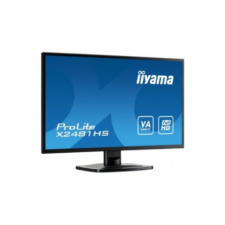 Iiyama X2481HS-B1 60CM 23.6IN LED (59.9 cm 23.6/ 1.920 x 1.080/ Wide 159/169/1610/ digital/analog/ Energie-Effizienzklasse B/ 30