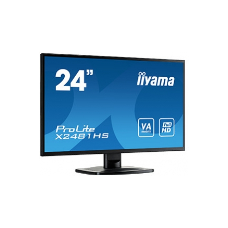 Iiyama X2481HS-B1 60CM 23.6IN LED (59.9 cm 23.6/ 1.920 x 1.080/ Wide 159/169/1610/ digital/analog/ Energie-Effizienzklasse B/ 30
