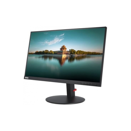 Lenovo ThinkVision T24i-10 - LED monitor - 23.8" - 1920 x 1080 Full HD (1080p) - IPS - 250 cd/m² - 1000:1 - 6 ms - HDMI, VGA, DisplayPort - black - 1