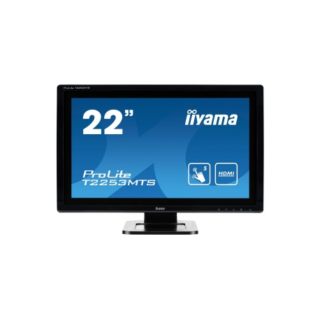 Iiyama LCD 21.5'' Prolite T2253MTS-B1, Touchscreen, Full HD, DVI, HDMI, USB, black