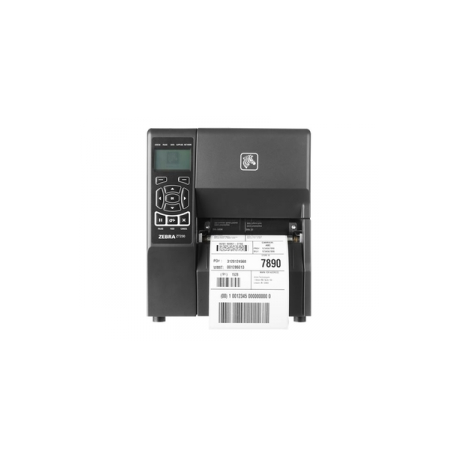 Zebra ZT230 - Label printer - direct thermal - Roll (11.4 cm) - 300 dpi - up to 152 mm / sec - USB, serial, Wi-Fi(n) - peeler with liner rewind - 9
