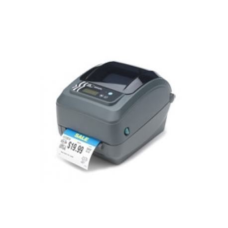 Zebra GX420t - Label printer - direct thermal  /  thermal transfer - Roll (10.8cm) - 203 dpi - up to 152 mm / sec - USB, LAN, serial - 0
