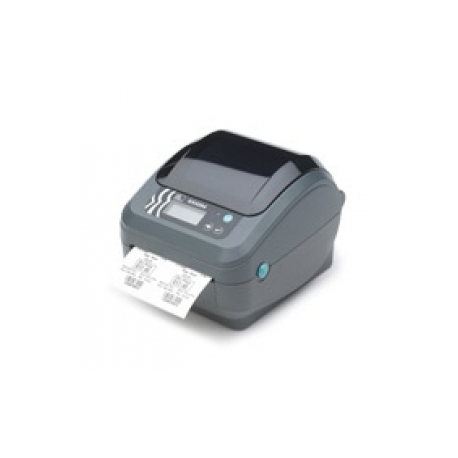 Zebra GX420d - Label printer - direct thermal - Roll (10.8cm) - 203 dpi - up to 152 mm / sec - USB, LAN, serial - peeler - 0