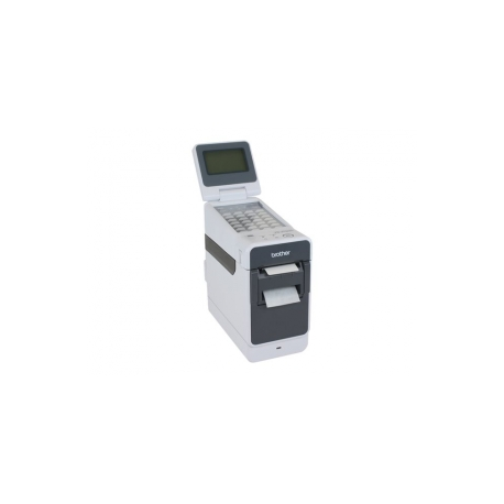 Brother TD-2130N - Label printer - direct thermal - Roll (6.3 cm) - 300 dpi - up to 152.4 mm / sec - USB 2.0, LAN, serial, USB host - cutter - 1