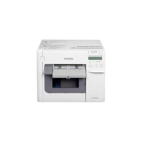 Epson TM-C3500 (Desktop-Etikettenfarbdrucker, Ethernet-Schnittstelle 100 Base-TX/10 Base-T, USB 2.0 Typ A, inkl. Netzteil, Treib