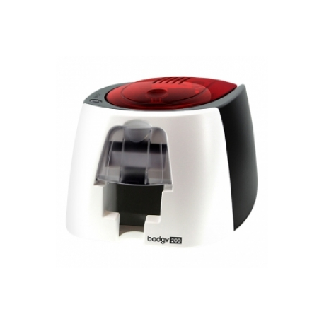 Badgy 200 - Plastic card printer - colour - dye sublimation / thermal transfer - CR-80 Card (85.6 x 54 mm) - up to 325 cards / hour (mono)  /  up to 95 cards / hour (colour) - capacity: 40 cards - USB 2.0 - 0