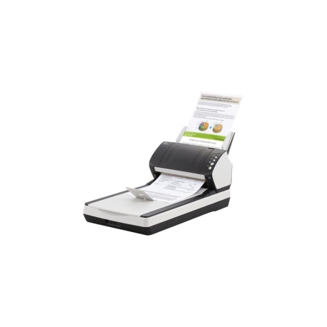 Fujitsu fi-7240 - Document scanner - Triple CCD - Duplex - 216 x 355.6 mm - 600 dpi x 600 dpi - up to 40 ppm (mono)  /  up to 40 ppm (colour) - ADF (80 sheets) - USB 2.0 - 1