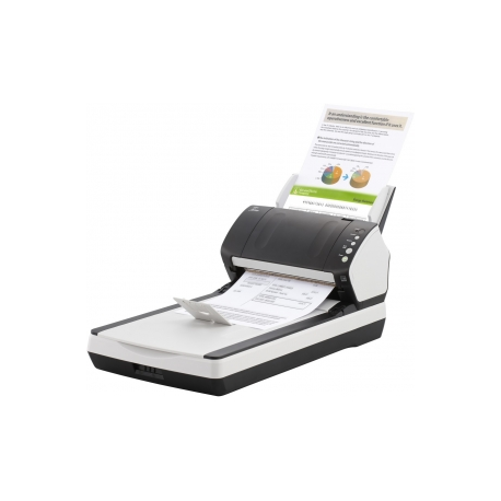 Fujitsu fi-7240 - Document scanner - Triple CCD - Duplex - 216 x 355.6 mm - 600 dpi x 600 dpi - up to 40 ppm (mono)  /  up to 40 ppm (colour) - ADF (80 sheets) - USB 2.0 - 2