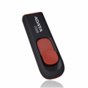 ADATA Classic Series C008 - USB flash drive - 16 GB - USB 2.0 - black, red