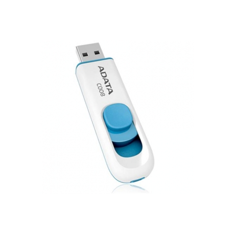 ADATA Classic Series C008 - USB flash drive - 32 GB - USB 2.0 - white, blue - 0